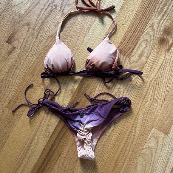 Sexy bikini set thong ruched - Picture 1 of 2